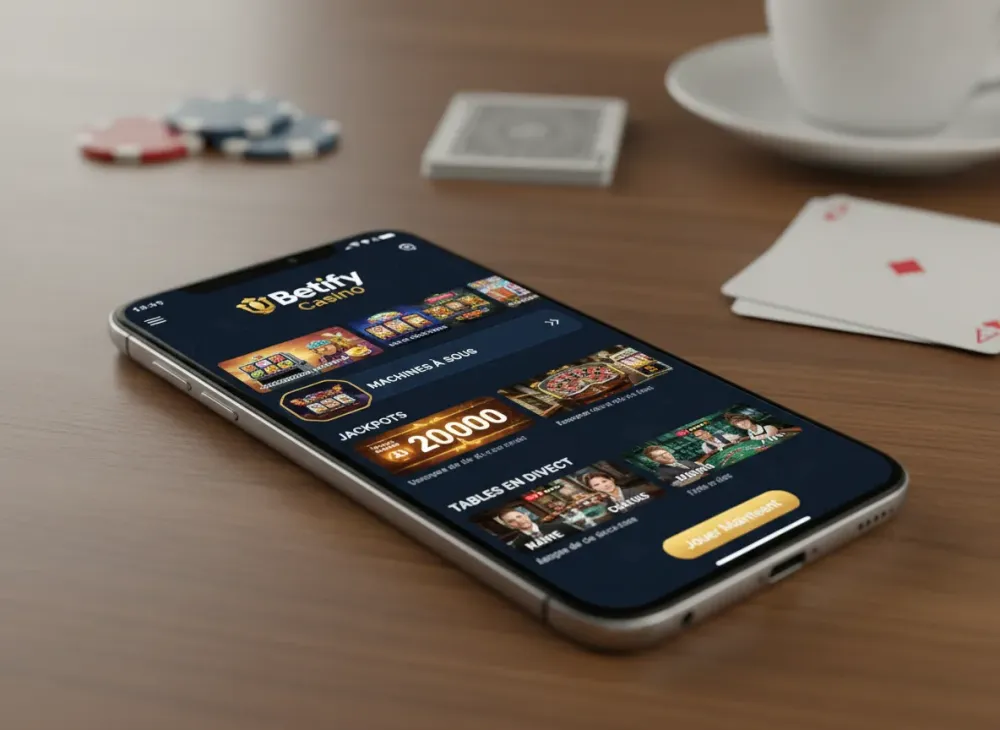 Betify Casino – machines à sous, jackpots et tables en direct